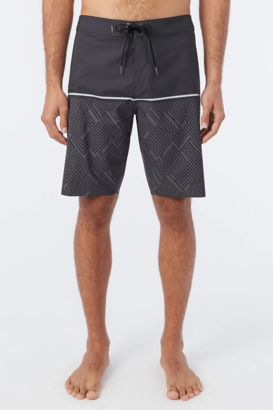 O'Neill Men's Hyperfreak Tech Traveler Nomad 20" Boardshorts - Black