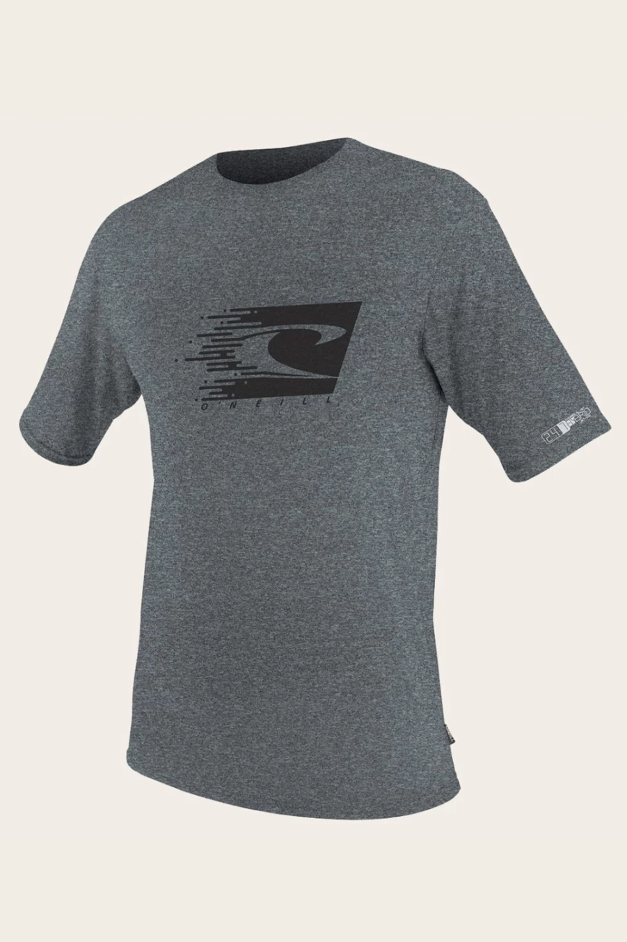 O'Neill Men's Youth Hybrid Short Sleeve Sun Shirt in Coolgrey - UPF Protection & Lightweight Performance