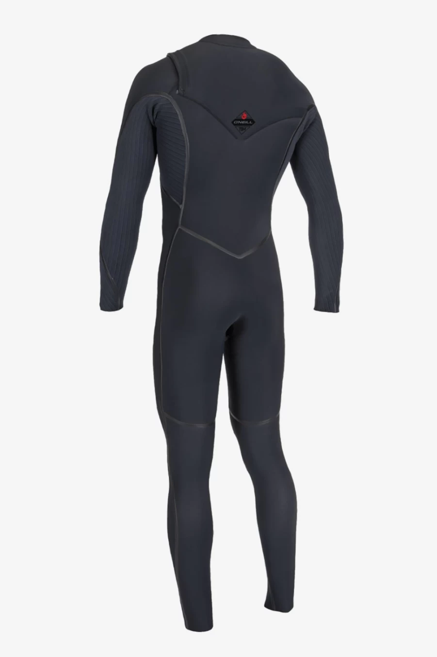 O'Neill Men's Hyperfreak Fire 4/3mm Chest Zip Full Wetsuit - Black/Black (Blk/Blk)