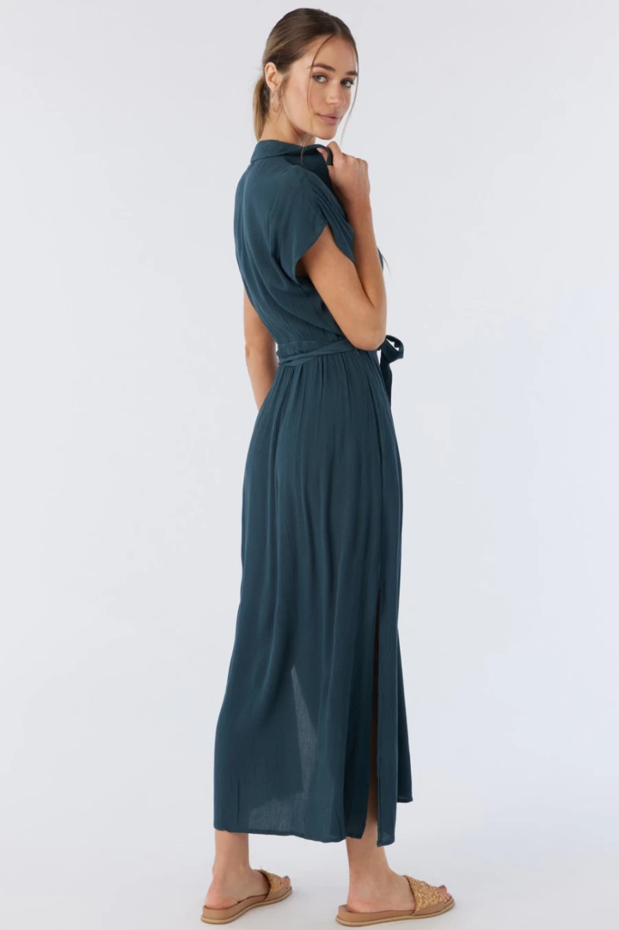 O'Neill Women's Slate Lori Maxi Dress - Stylish Casual Summer Long Dress