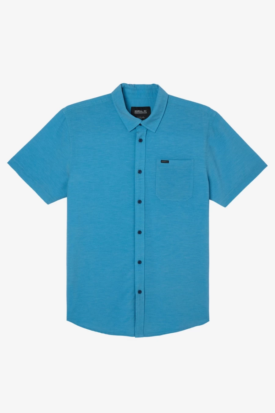 O'Neill Men's Bayblue UPF Traverse Solid Travel Shirt