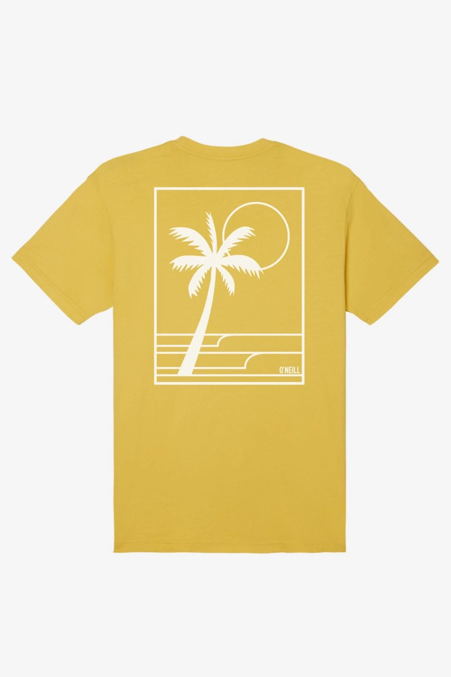 O'Neill Men's Palm Diego Tee in Straw - Casual Short Sleeve T-Shirt