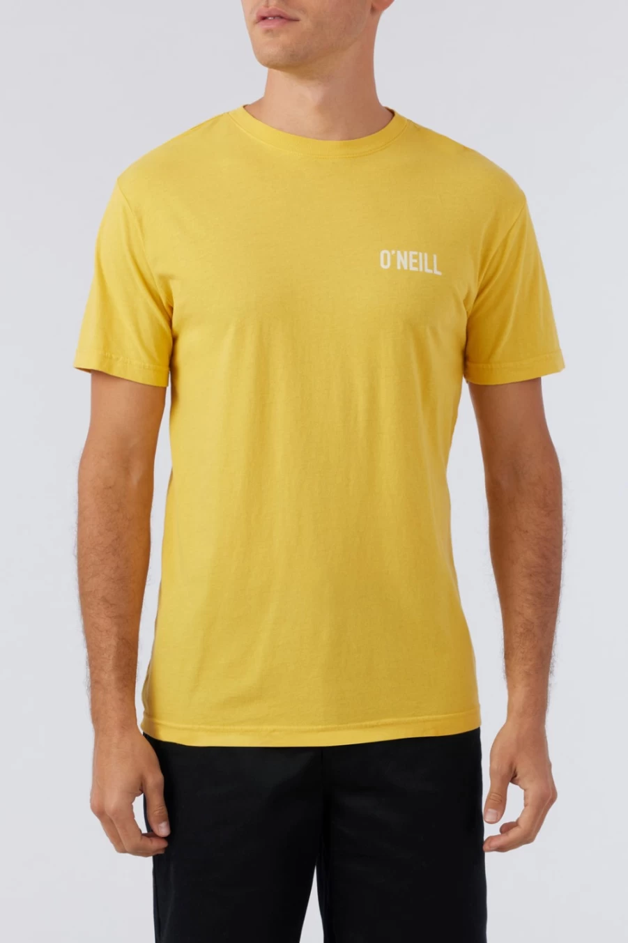 O'Neill Men's Palm Diego Tee in Straw - Casual Short Sleeve T-Shirt
