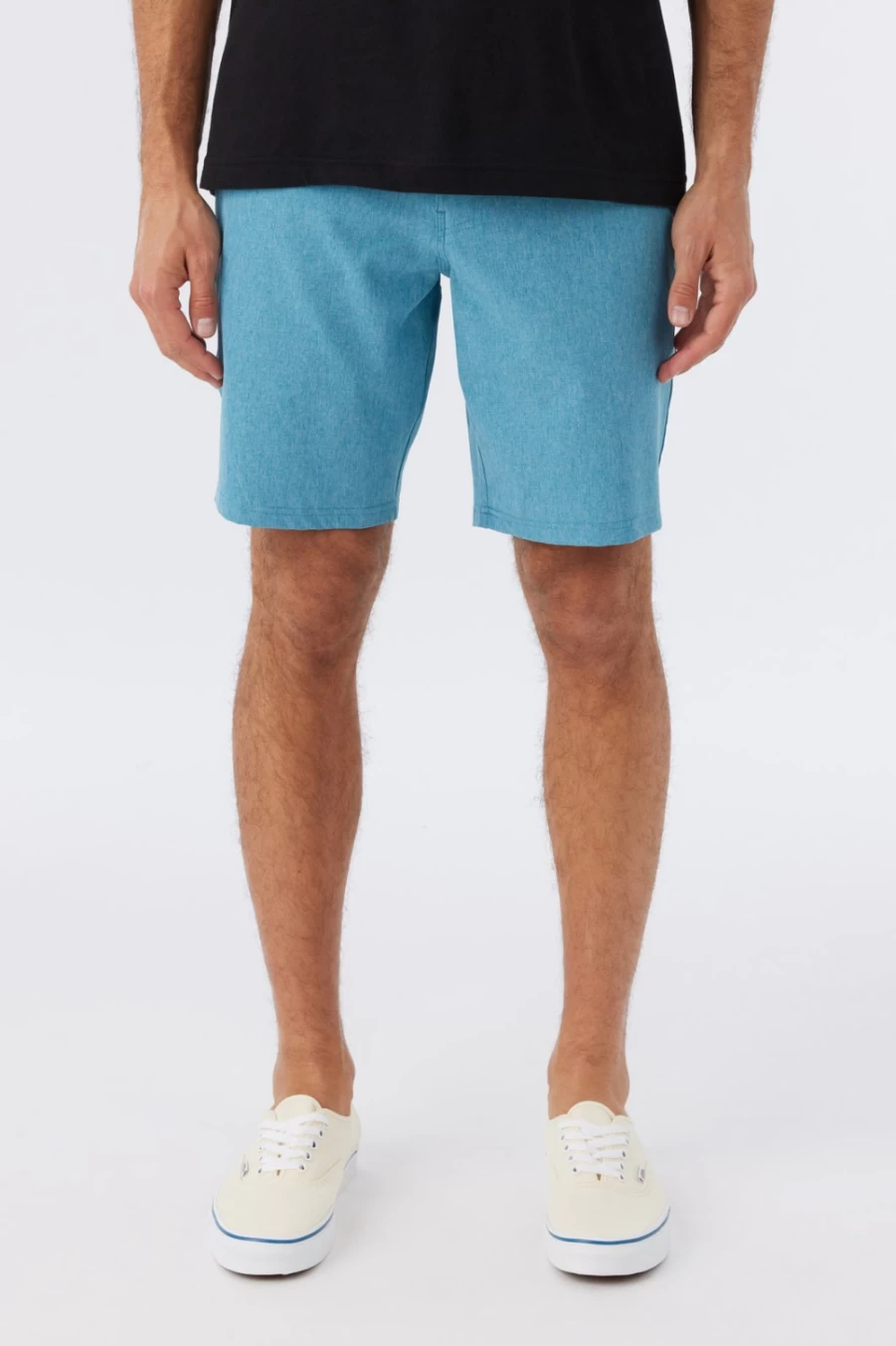 O'Neill Men's Bayblue Reserve Heather 19" Hybrid Shorts