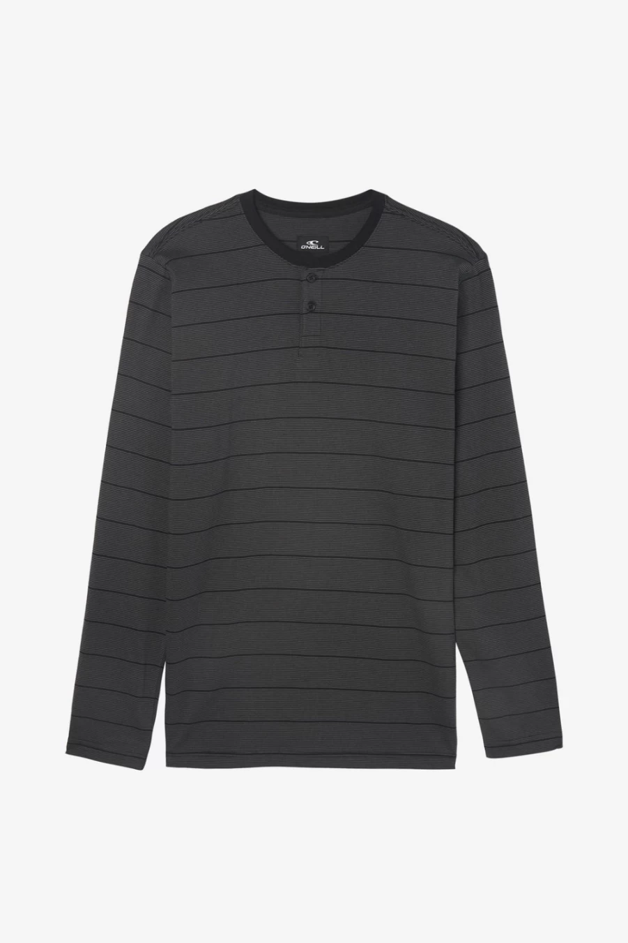 O'Neill Men's Black Preston Henley Shirt