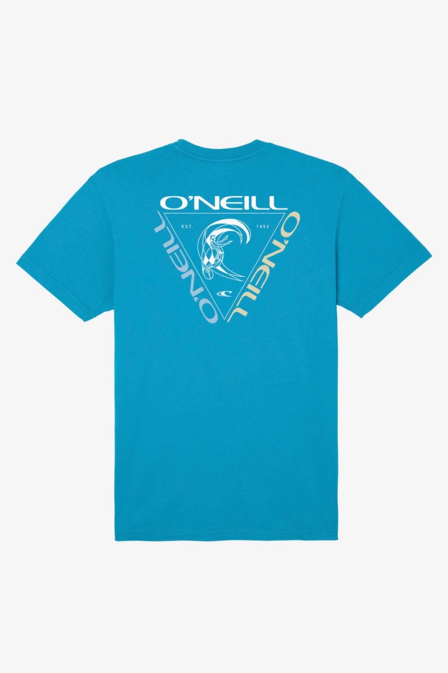 O'Neill Men's Bayblue Round & Round Tee - Casual Short Sleeve T-Shirt