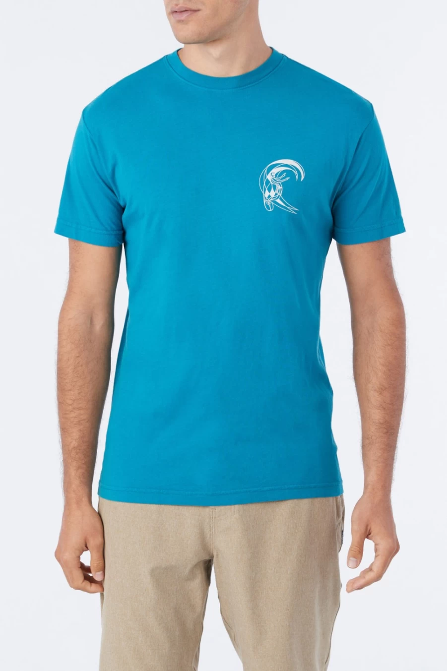 O'Neill Men's Bayblue Round & Round Tee - Casual Short Sleeve T-Shirt