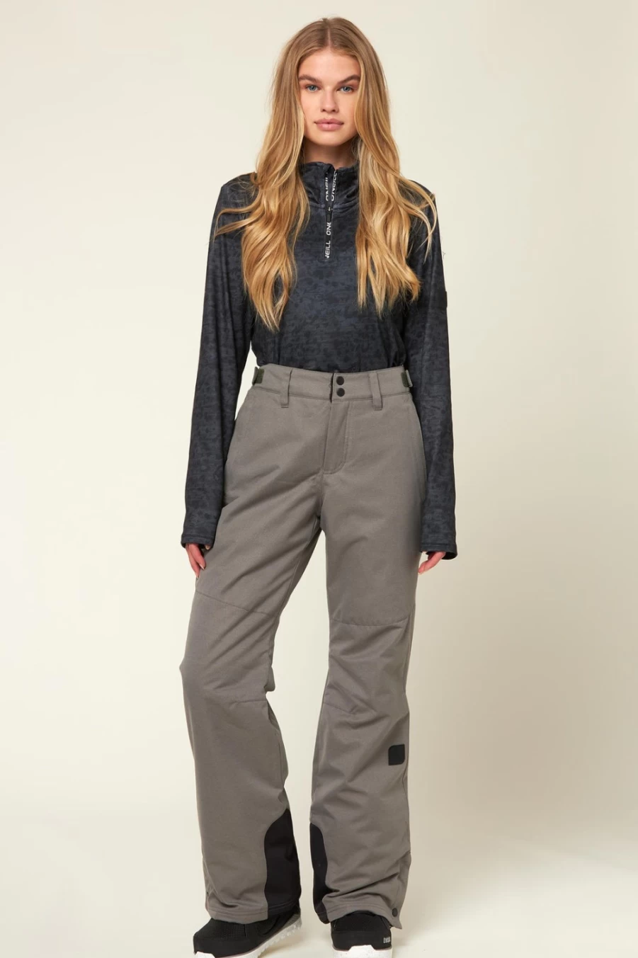 O'Neill Women's Army Green Streamline Insulated Pants 2.0 - Winter Thermal Trousers