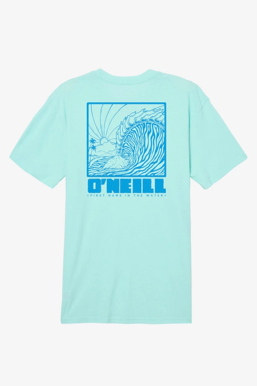 O'Neill Men's Tropo Tube Tee - Turquoise Short Sleeve T-Shirt