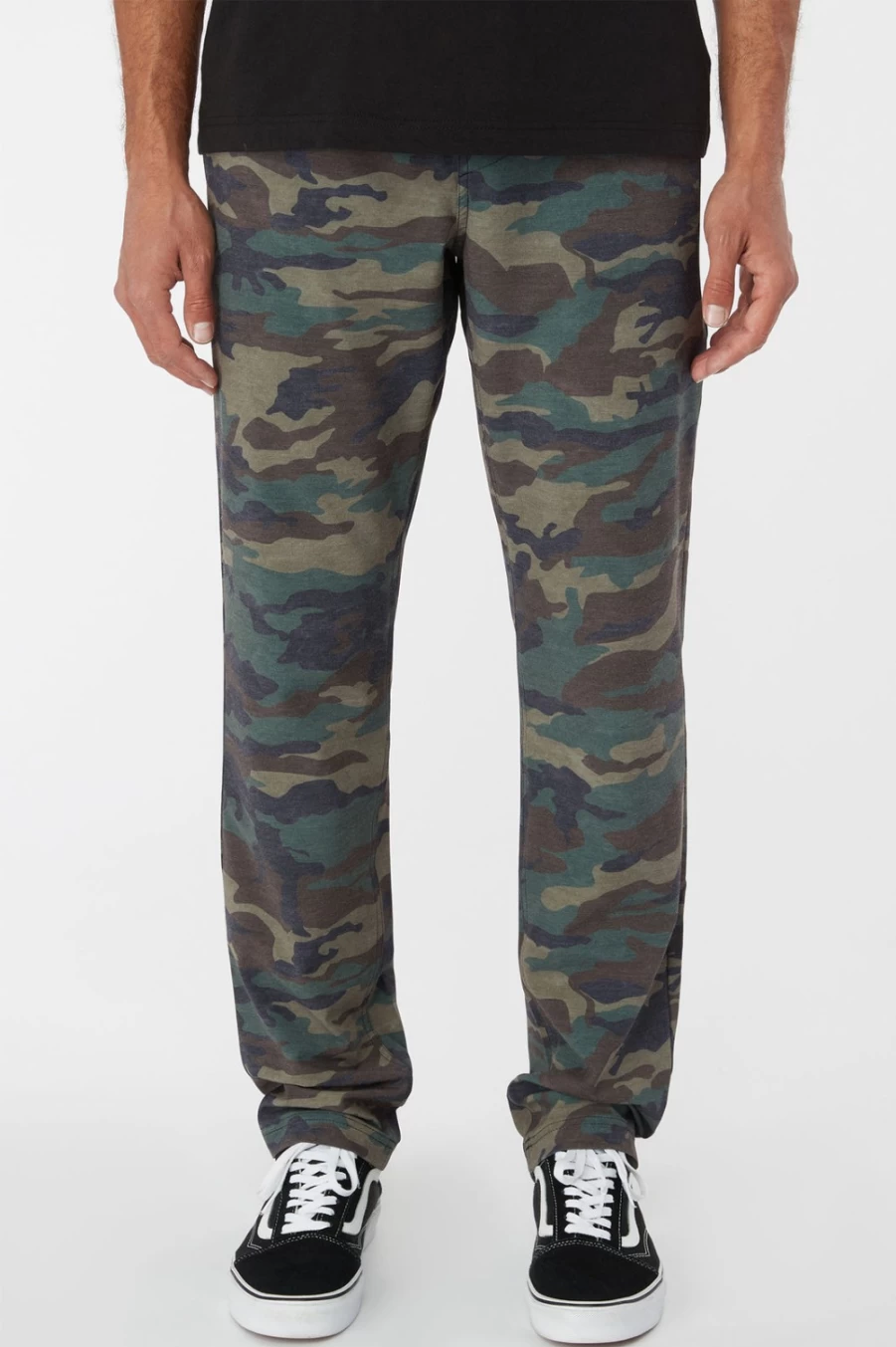 O'Neill Men's Venture E-Waist Hybrid Pants in Camo - Lightweight Outdoor Adventure Trousers