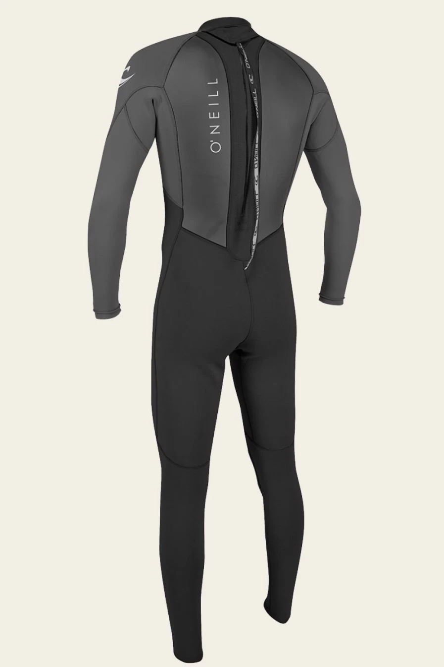 O'Neill Men's Reactor-2 3/2mm Back Zip Full Wetsuit - Black/Graphite
