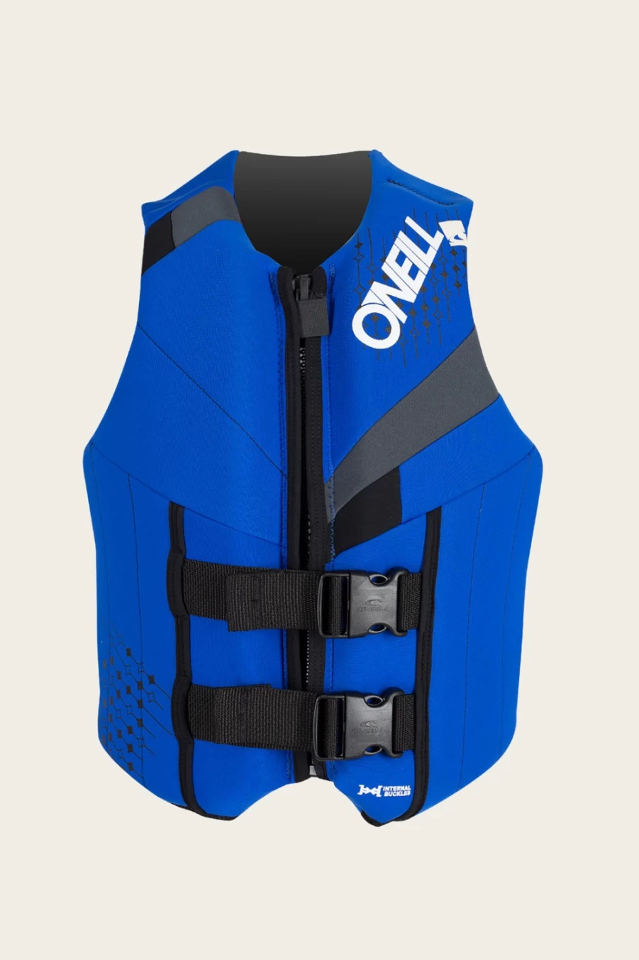 O'Neill Men's Teen Reactor USCG Vest - PAC/Coal/Black Life Jacket