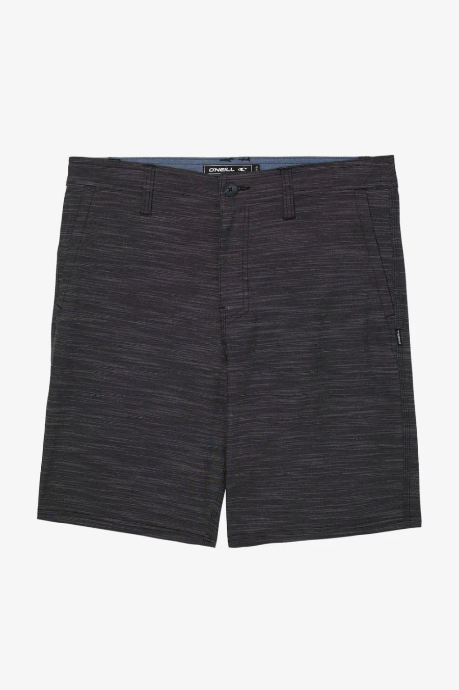 O'Neill Men's Black Reserve Slub 20" Hybrid Shorts