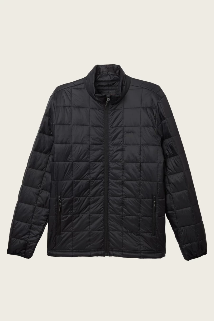 O'Neill Men's Black Trvlr Away Packable Jacket - Lightweight Travel Windbreaker