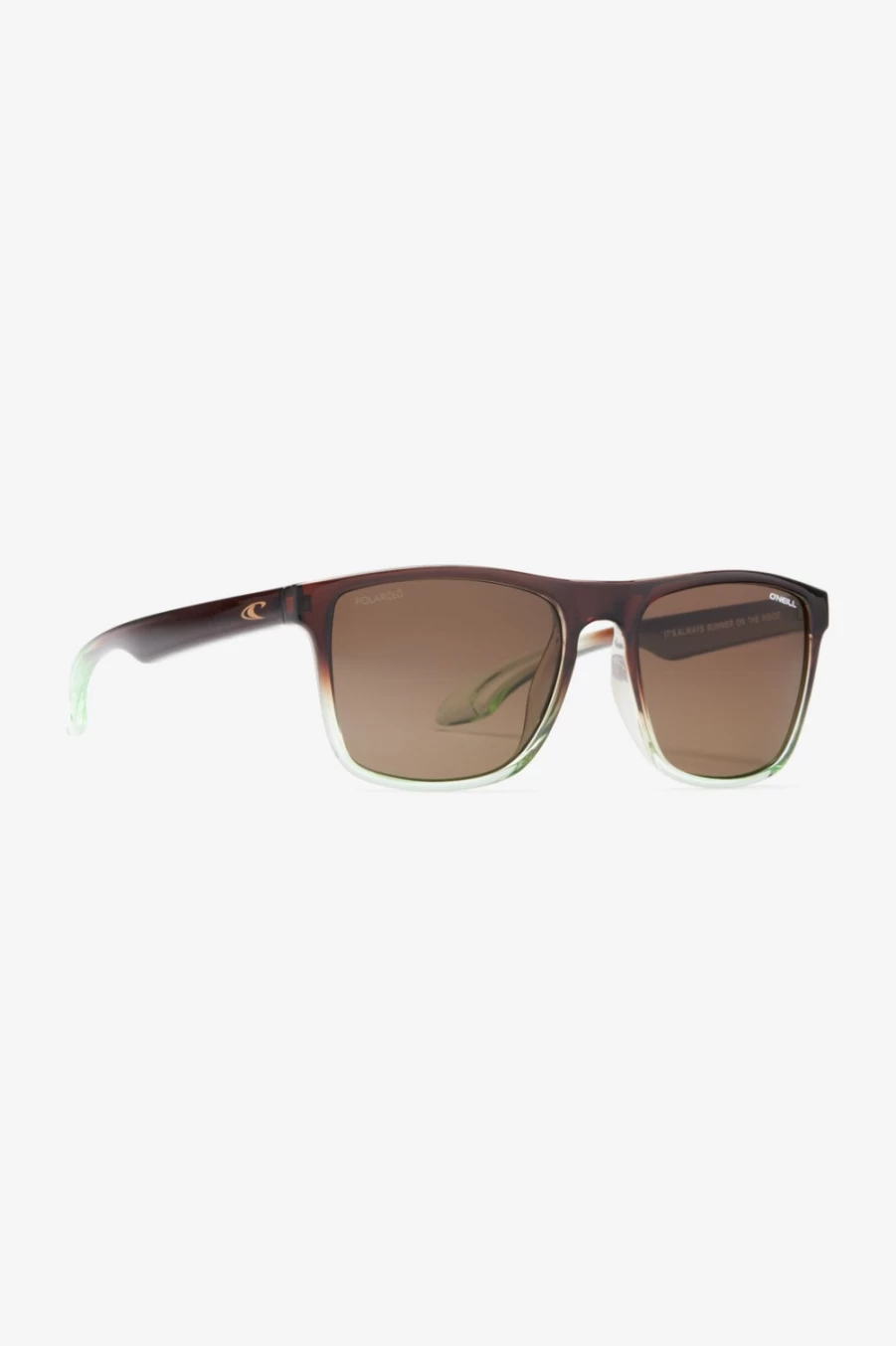 O'Neill Men's Chagos 2.0 Sunglasses in Brownfade - Polarized UV Protection Aviator Style
