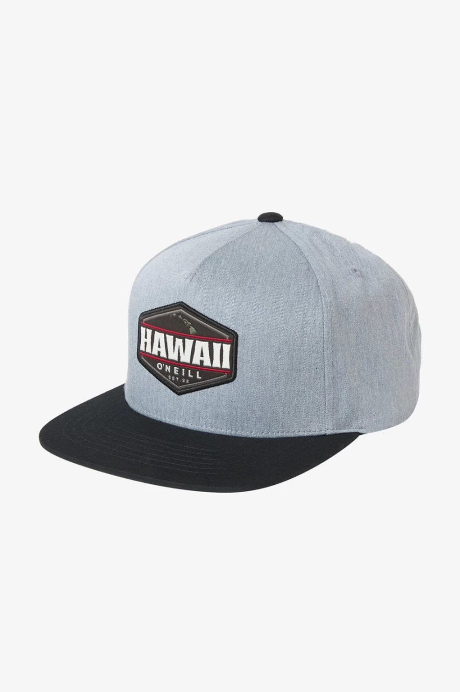 O'Neill Men's Aloha Life Hat in Grey Heather - Casual Summer Baseball Cap
