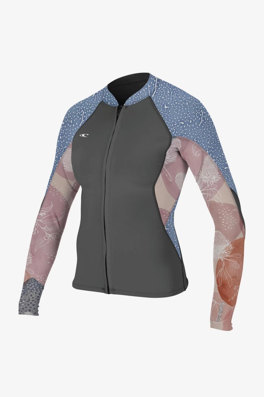 O'Neill Women's Bahia 1.5mm Neoprene Zip Jacket - Surf Wetsuit Top