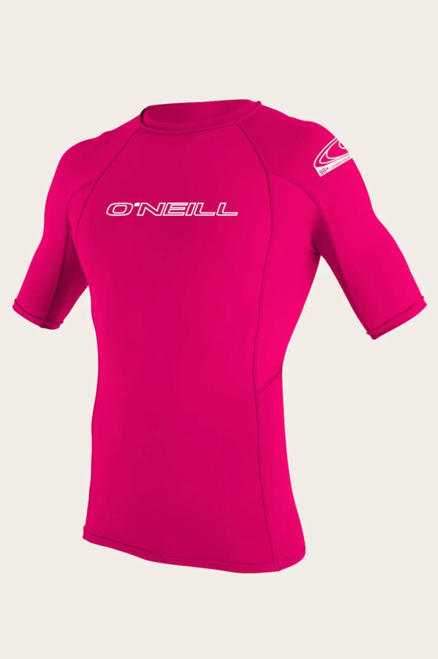 O'Neill Men's Watermelon Youth Basic Skins 50+ Short Sleeve Rash Guard
