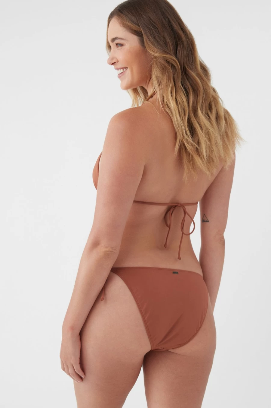 O'Neill Women's Rustic Brown Saltwater Solids Maracas Bottoms Swimwear