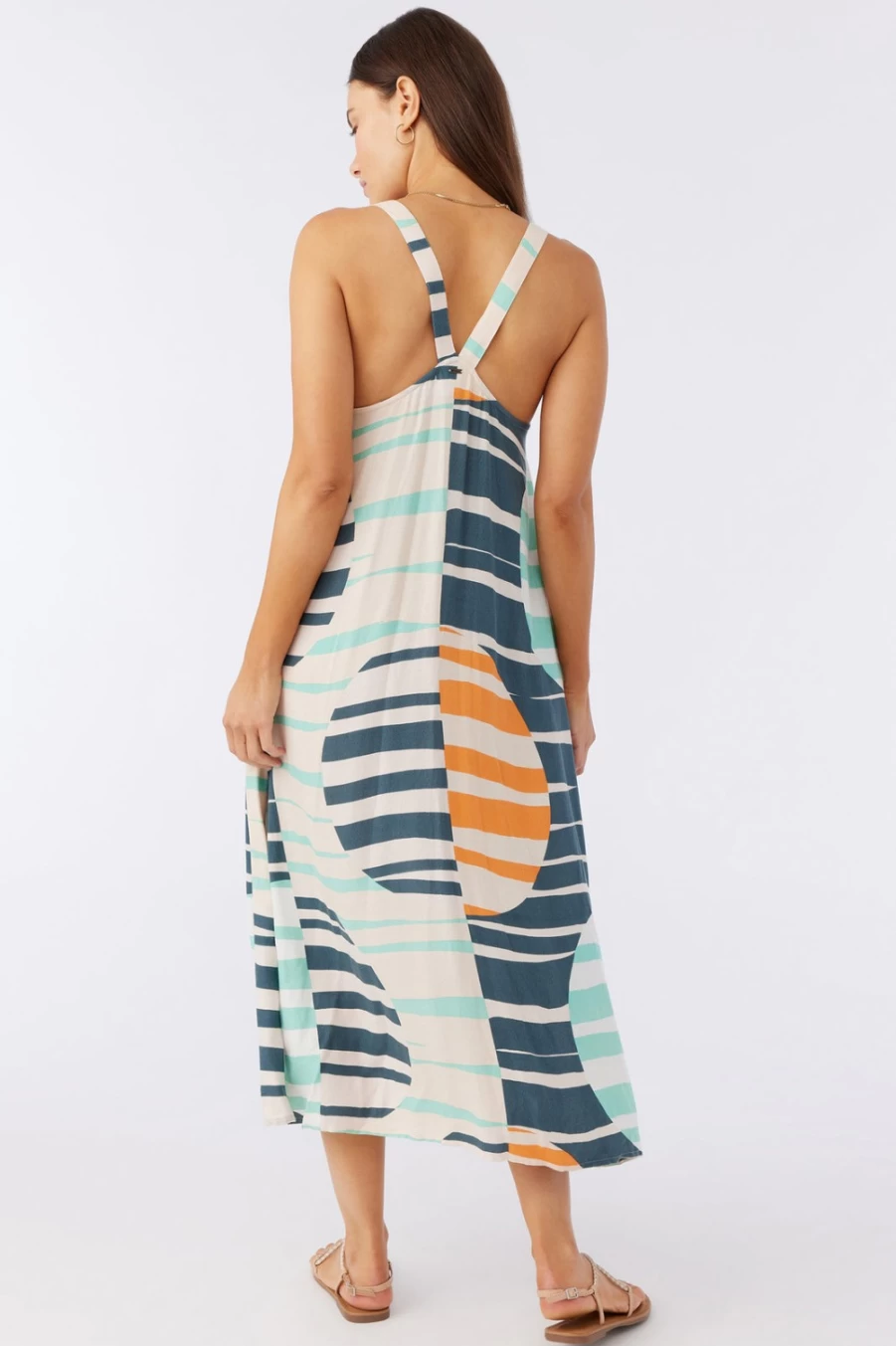 O'Neill Women's Multicolored Miranda Midi Printed Dress Cover-Up