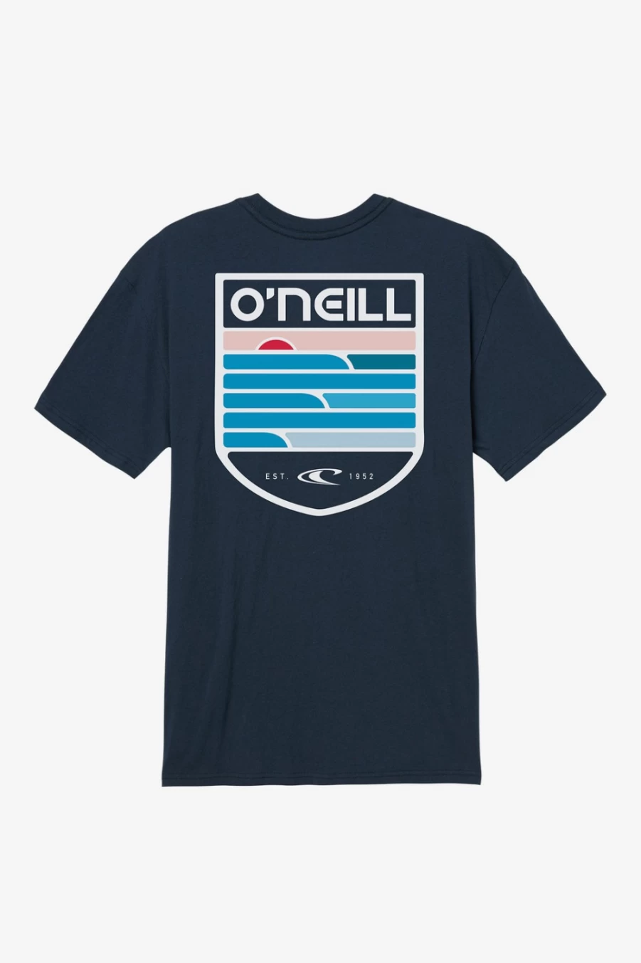 O'Neill Men's Crested Tee in New Navy Color - Comfortable Casual T-Shirt