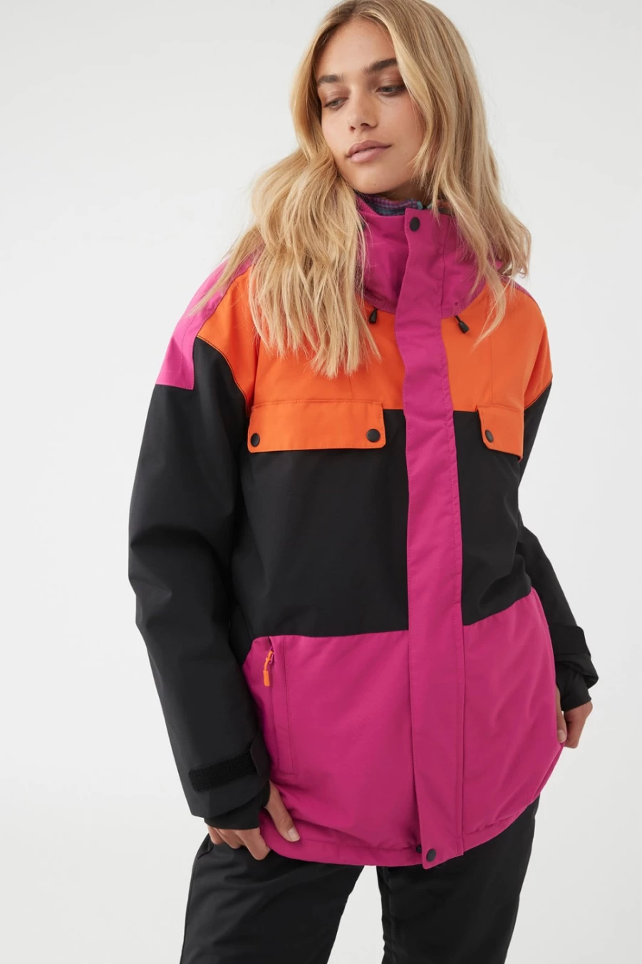 O'Neill Women's Tanzanite Jacket - Lightweight Water-Resistant Outdoor Windbreaker
