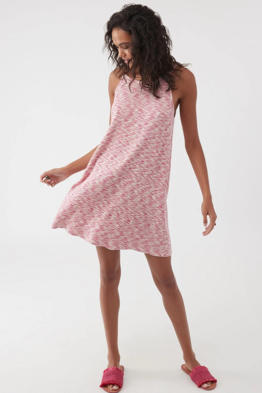 O'Neill Women's Barbie Pink Spacedye Dress - Morette Style Fashion