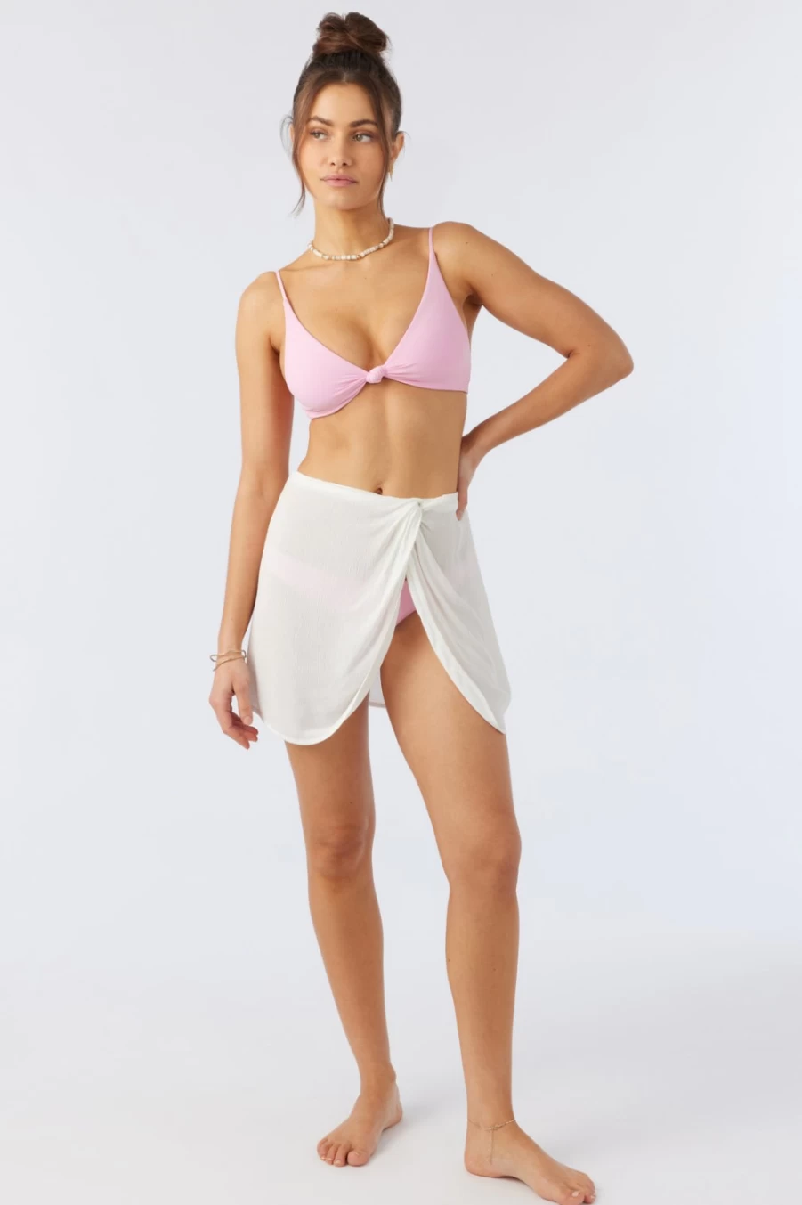 O'Neill Women's White Hanalei Mini Skirt Cover-Up