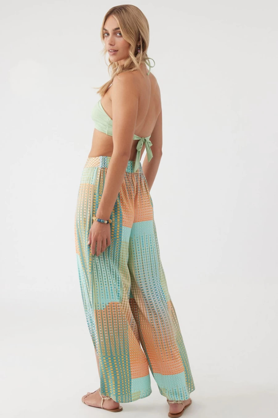O'Neill Women's Tymea Geo Multicolored Pants - Stylish & Comfortable Travel Pants