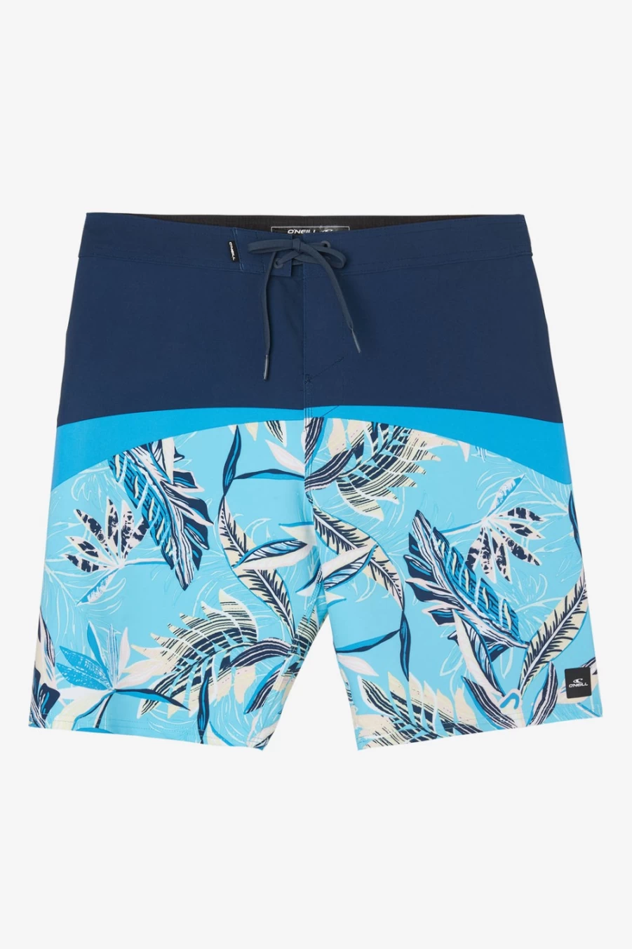 O'Neill Men's Hyperfreak Tech Block 20" Boardshorts - Sky Blue Surf Swim Trunks
