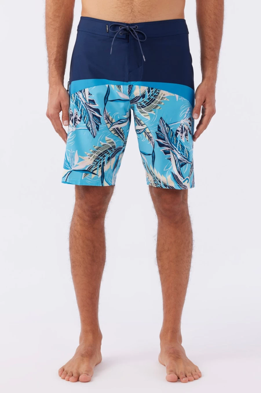 O'Neill Men's Hyperfreak Tech Block 20" Boardshorts - Sky Blue Surf Swim Trunks