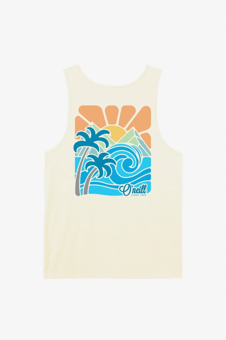O'Neill Men's Promised Land Tank Top in Pale Yellow - Surf & Casual Wear