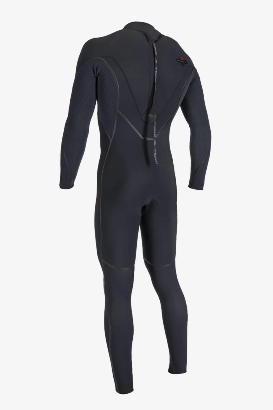 O'Neill Men's Hyperfreak Fire 4/3mm Back Zip Full Wetsuit - Black/Black (Blk/Blk)