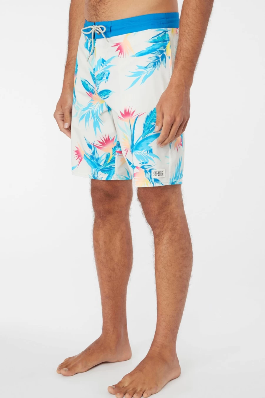 O'Neill Men's Tropicali Cruzer 19" Boardshorts - Cream