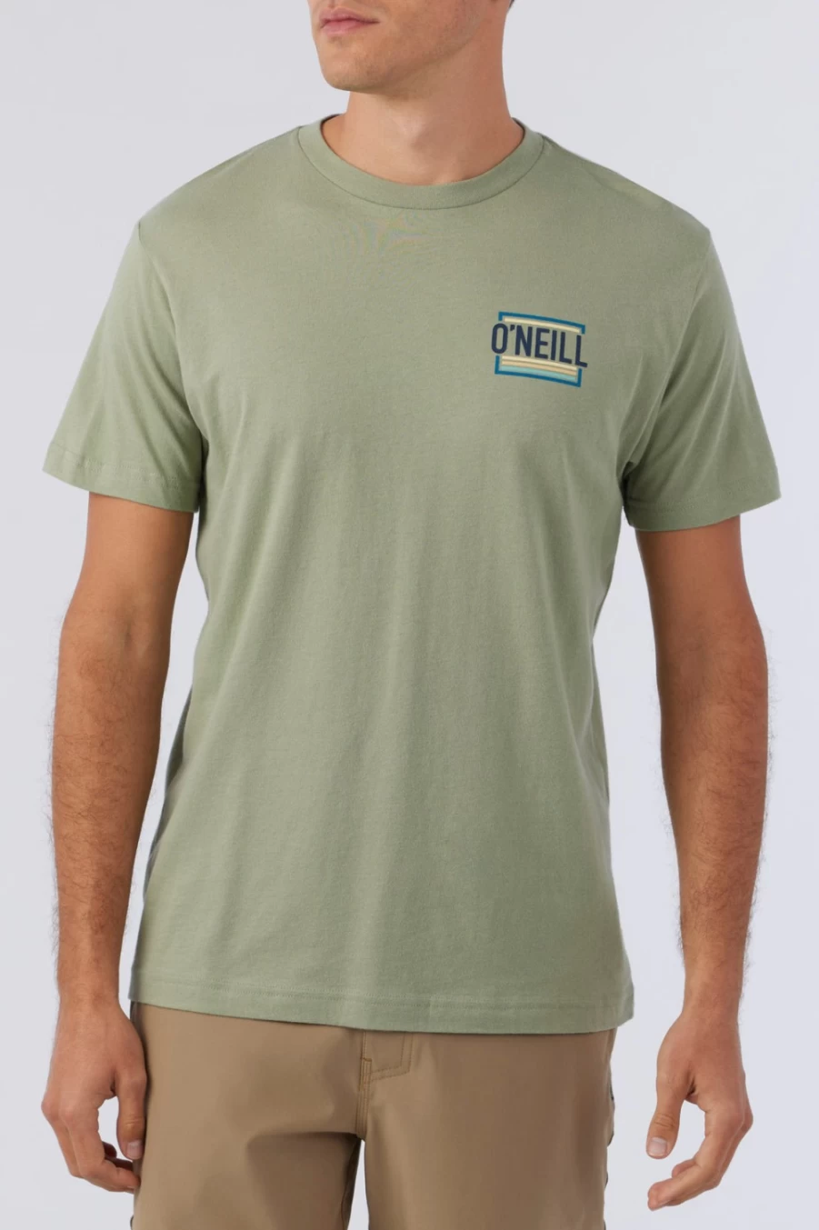 O'Neill Men's Military Green Headquarters Tee - Classic Comfort T-Shirt