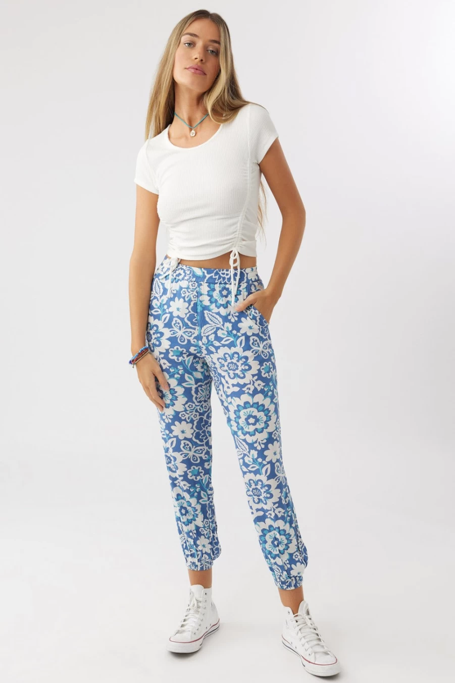 O'Neill Women's Elsie Pants in Classic Blue - Comfortable & Stylish Casual Wear