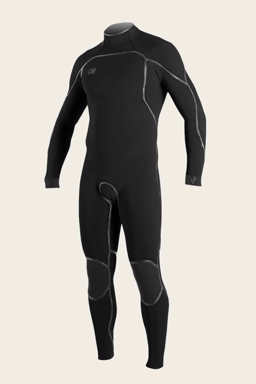 O'Neill Men's Psycho One 3/2mm Back Zip Full Wetsuit - Black/Black (Blk/Blk)