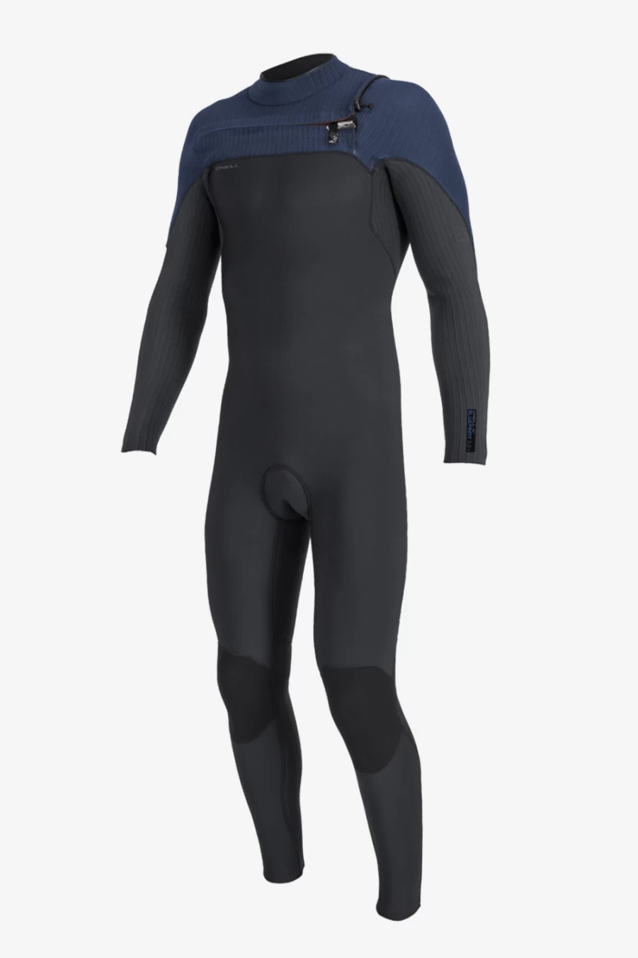 O'Neill Men's 3/2mm Chest Zip Full Wetsuit - Black/Navy (Blk/Nvy)