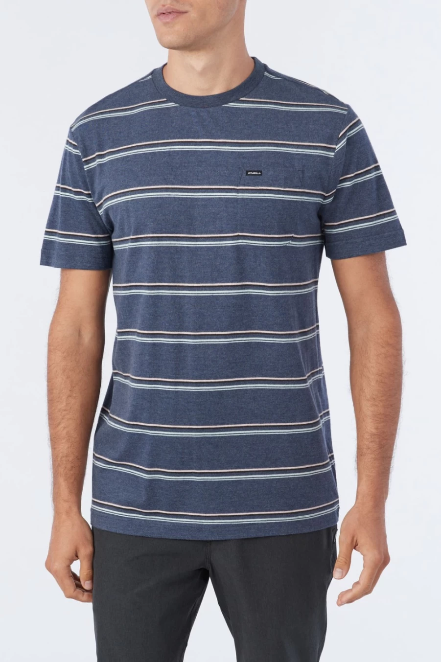 O'Neill Men's Navy Smasher Tee - Premium Cotton Short Sleeve T-Shirt
