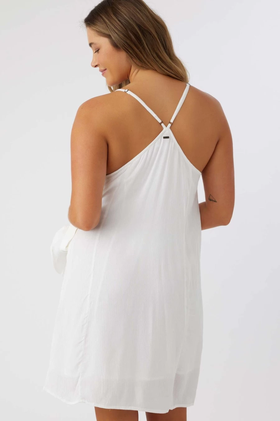 O'Neill Women's Marlo White Dress - Elegant Casual Wear