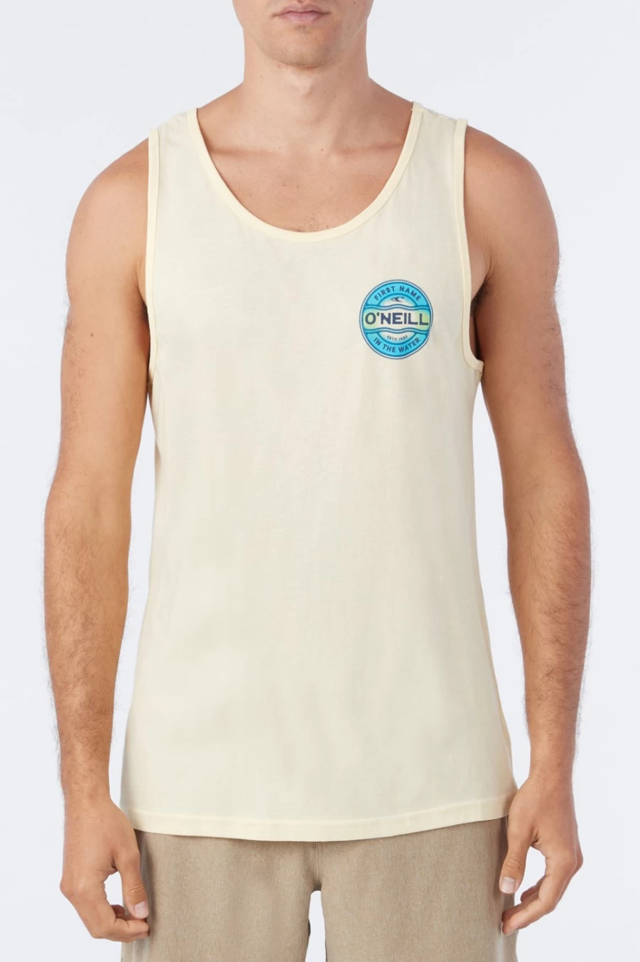 O'Neill Men's Paleyellow Ripple Tank Top for Comfort and Style