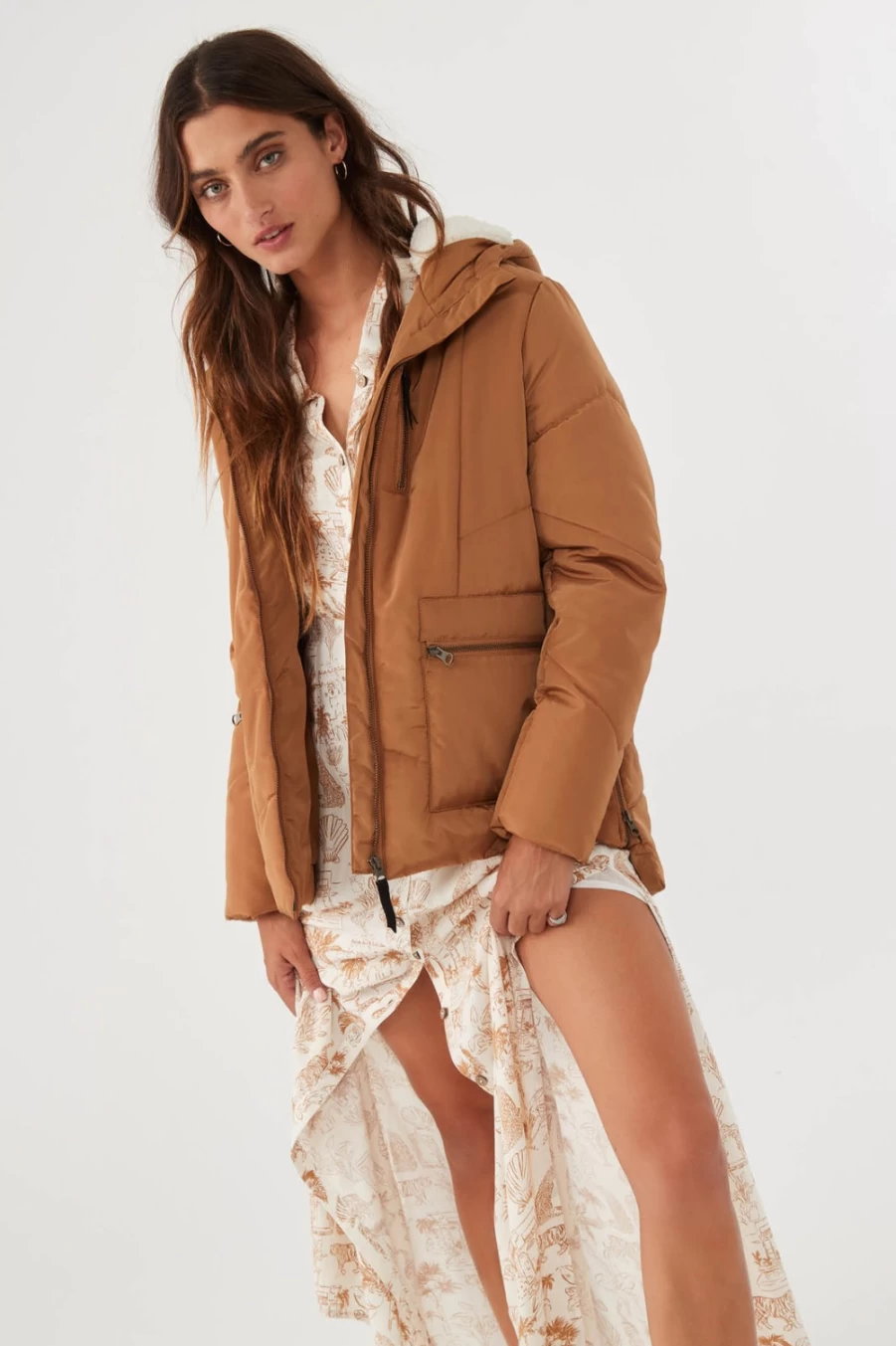 O'Neill Women's Chipmunk Quilted Puffer Jacket - Shaya Style Winter Coat