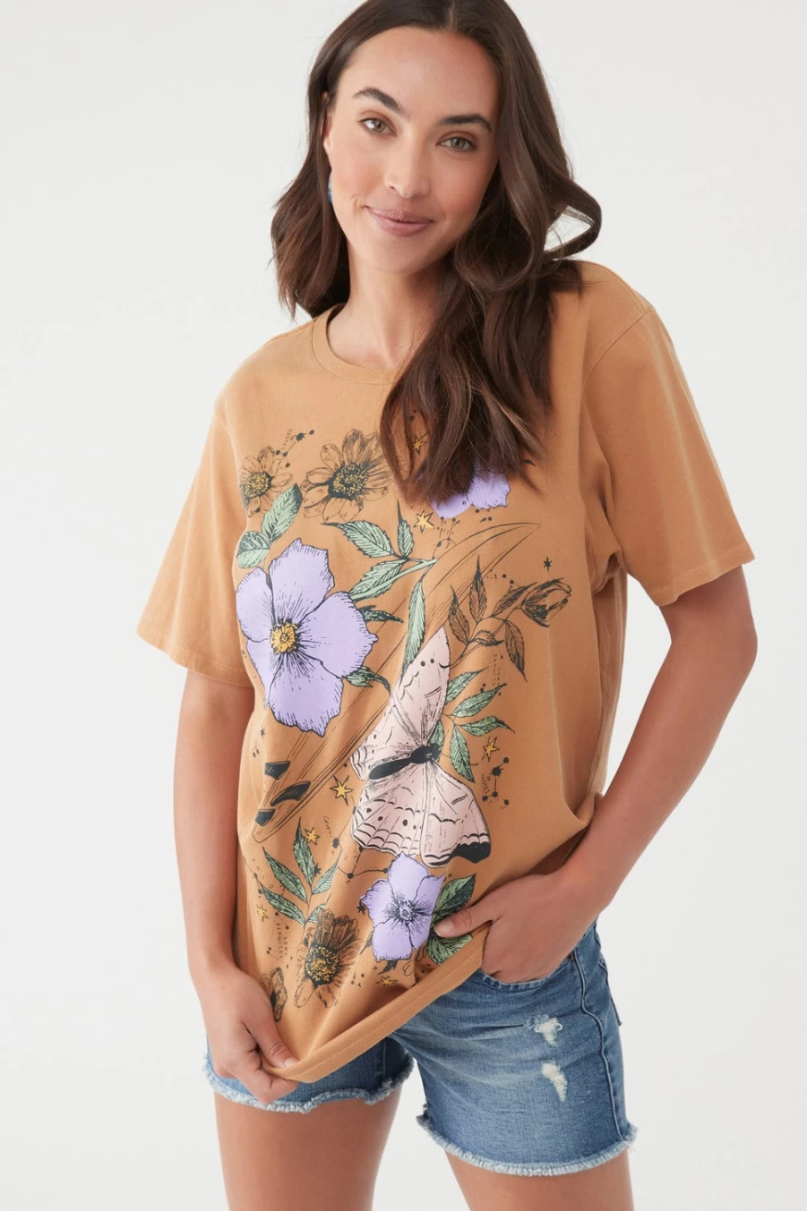 O'Neill Women's Bronze Jupiter Tee - Comfortable Casual Short Sleeve T-Shirt