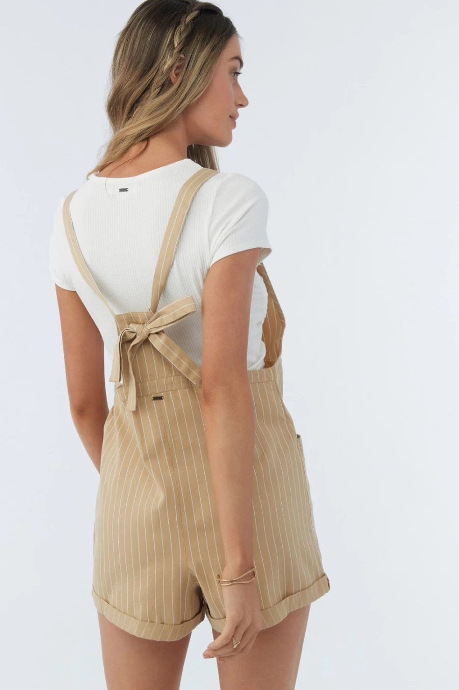 O'Neill Women's Khaki Summerlin Romper - Casual Summer Jumpsuit