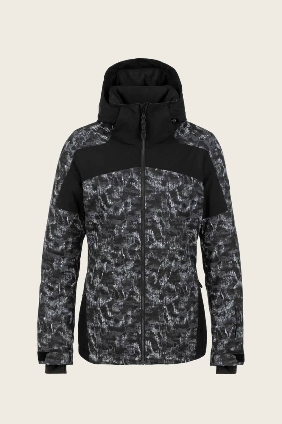 O'Neill Women's Wavelite Jacket in Blackout - Waterproof & Lightweight Outdoor Wear