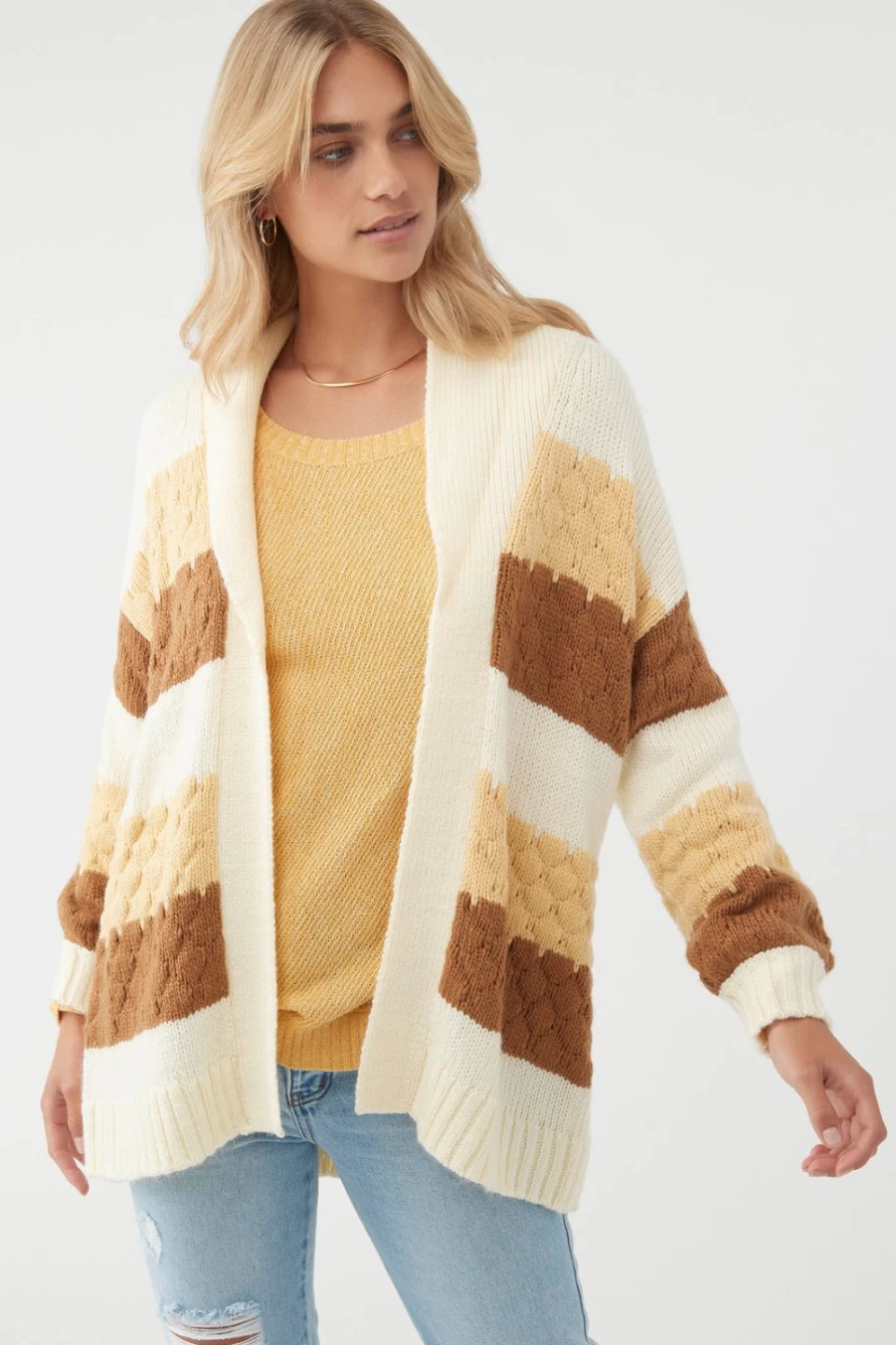 O'Neill Women's Serendipity Sweater in Chipmunk Color - Cozy Knit Pullover