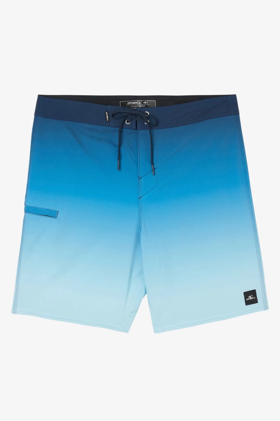 O'Neill Men's Hyperfreak Heat Fade 19" Boardshorts - Navy Blue Swim Trunks for Surfing