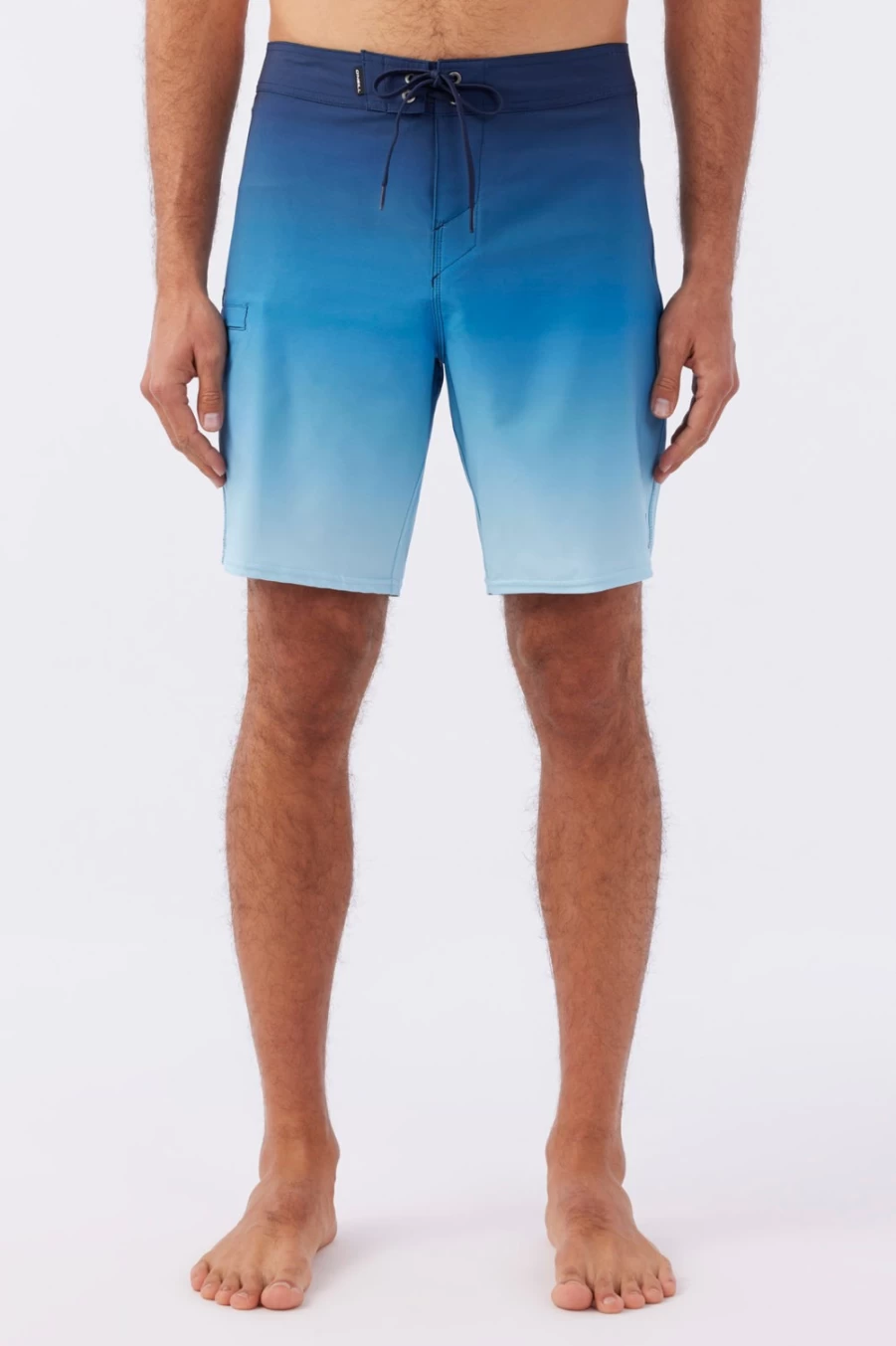 O'Neill Men's Hyperfreak Heat Fade 19" Boardshorts - Navy Blue Swim Trunks for Surfing