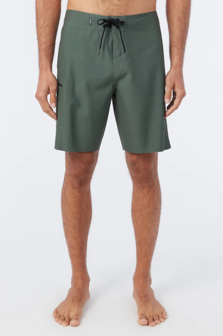 O'Neill Men's Hyperfreak Tech Solid 19" Boardshorts - Dark Olive