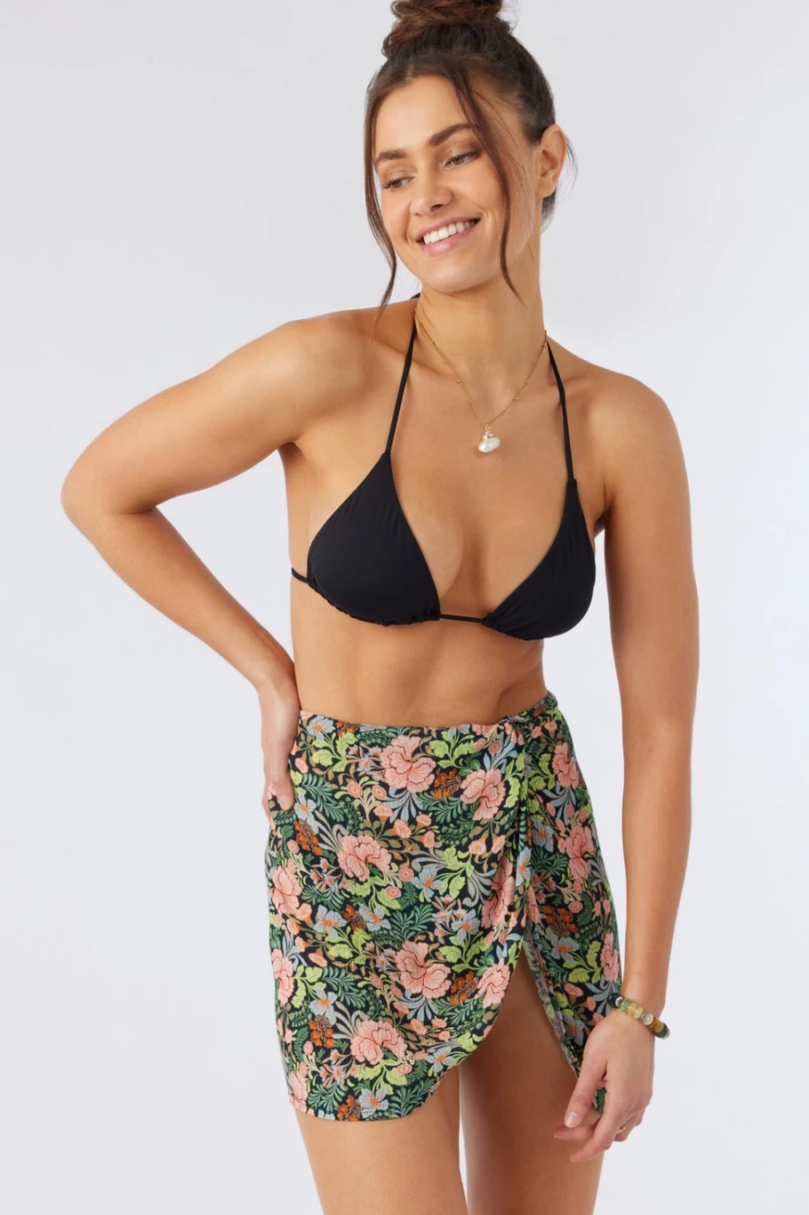 O'Neill Women's Nightsky Mini Floral Skirt Cover-Up - Hanalei Beachwear